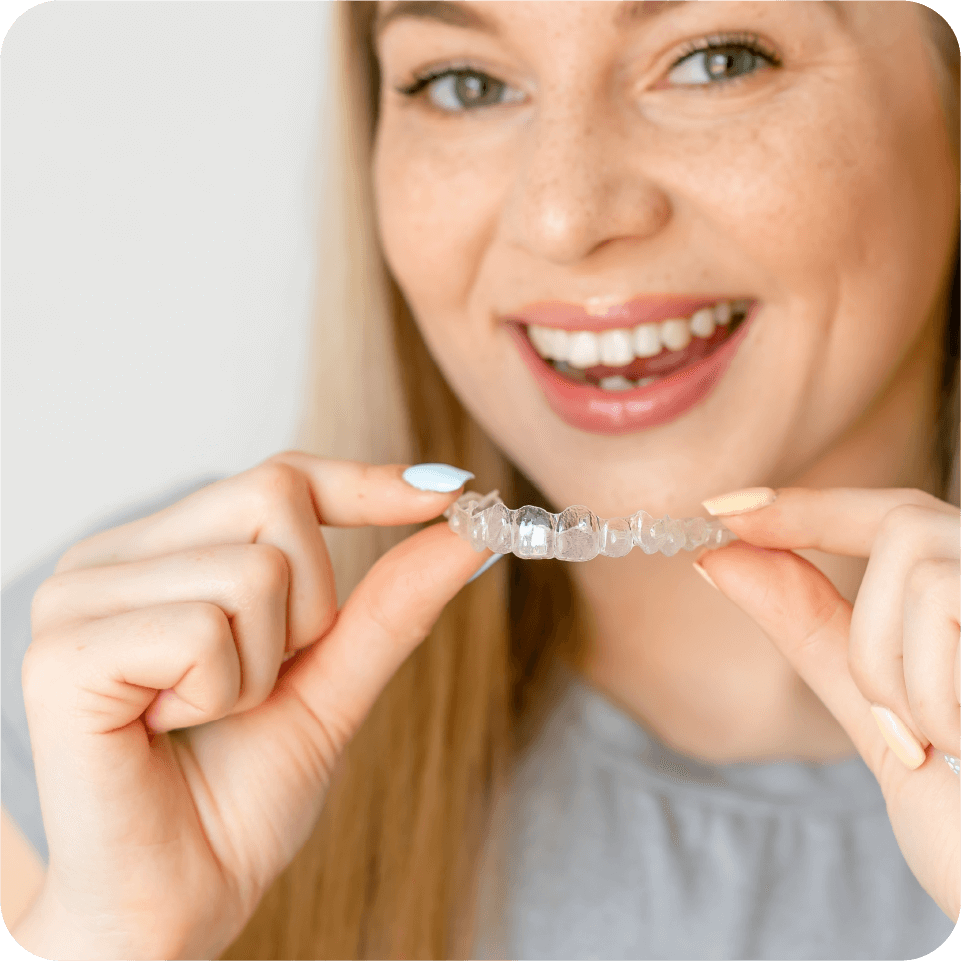Dentist high-fiving patient